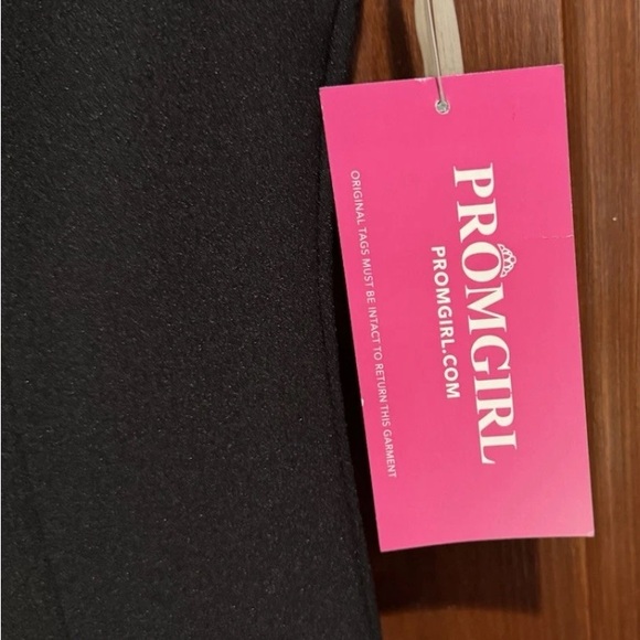 PromGirl Elegant Black Lace Dress - Picture 2 of 7